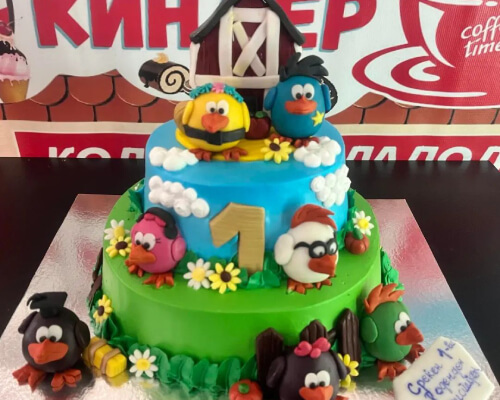 Роденденска торта за момчиња