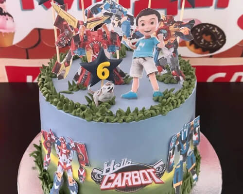 Роденденска торта за момчиња