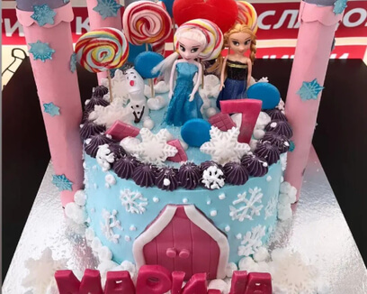 Роденденска торта за девојчиња