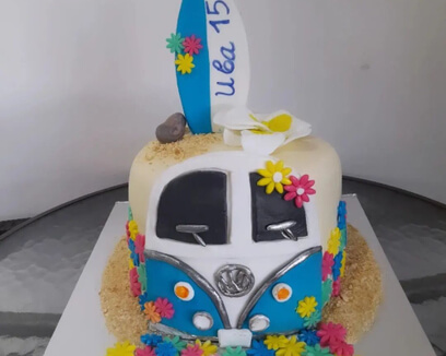 Роденденска торта за девојчиња